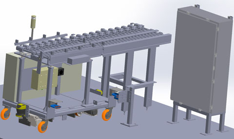 AGV conveyor drawing